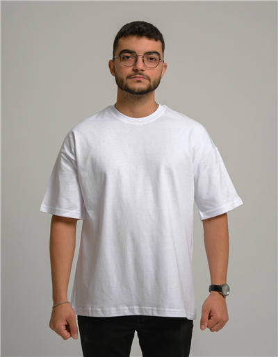Martini Kokteyl Baskılı Unisex Oversize T-Shirt