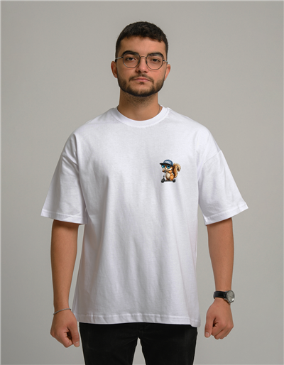 Sincap Baskılı Unisex Oversize T-Shirt