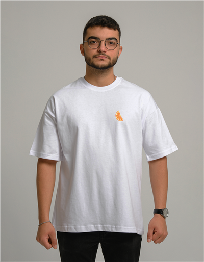Whisky Sour Kokteyl Baskılı Unisex Oversize T-Shirt