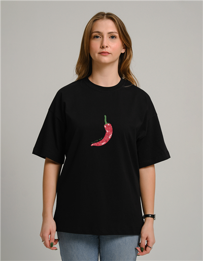 You Are Hot Baskılı Unisex Oversize T-Shirt