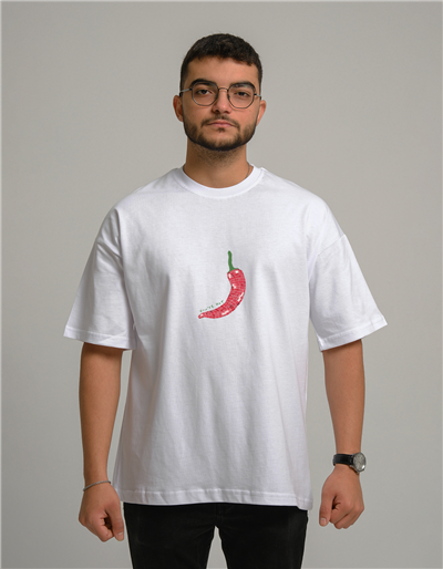 You Are Hot Baskılı Unisex Oversize T-Shirt