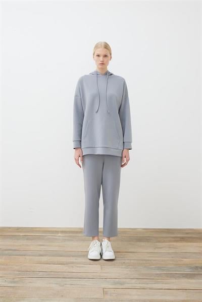 ACTIVE MODAL HOODIE AND PANTS SET GREY