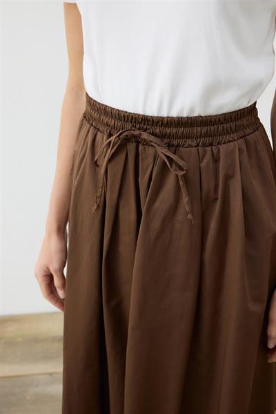ADEN COTTON SKIRT BROWN