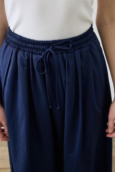 ADEN COTTON SKIRT NAVY BLUE
