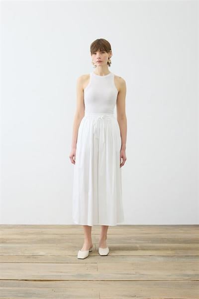 ADEN COTTON SKIRT WHITE