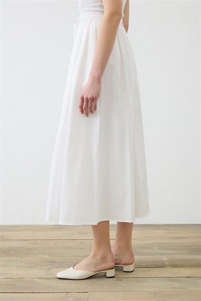 ADEN COTTON SKIRT WHITE