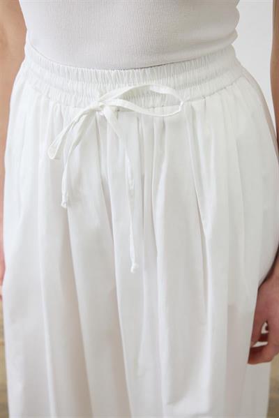 ADEN COTTON SKIRT WHITE