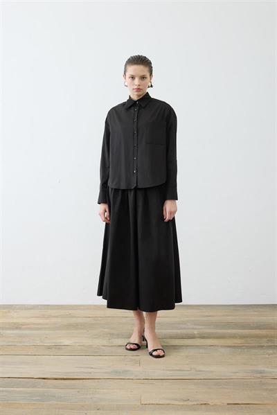 ADEN OVAL SHIRT BLACK