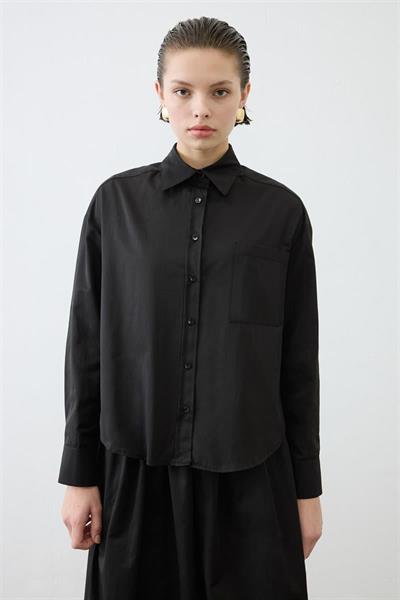 ADEN OVAL SHIRT BLACK