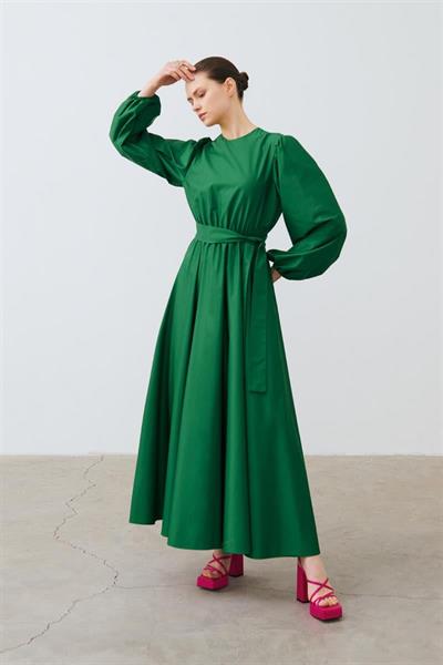 BERA COTTON DRESS GREEN