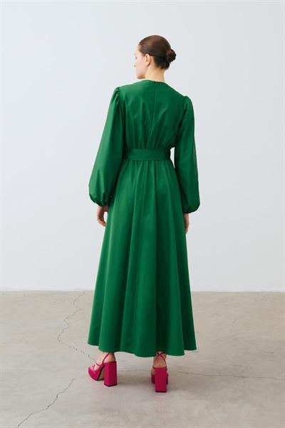 BERA COTTON DRESS GREEN