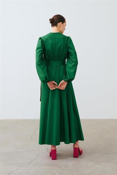 BERA COTTON DRESS GREEN