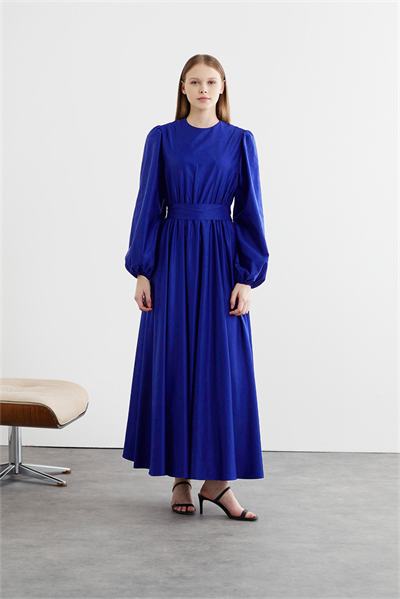 BERA COTTON DRESS ROYAL BLUE