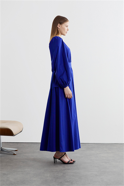 BERA COTTON DRESS ROYAL BLUE