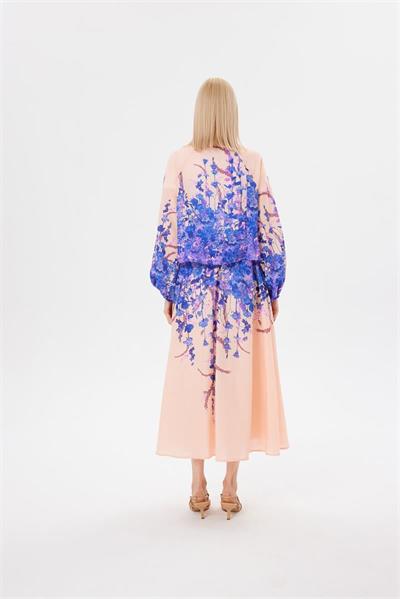 FLORIST LINEN SKIRT SET POWDER PINK