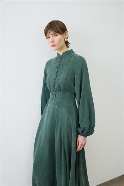 GLORIA HALF STRAPPED SHIRT DRESS KHAKI