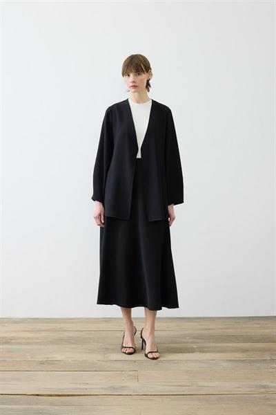 LORA CREPE SKIRT SET BLACK