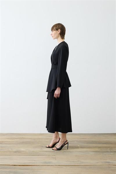 LORA CREPE SKIRT SET BLACK