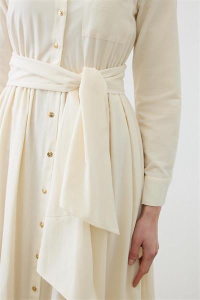 MELISSA BRODERIE DRESS ECRU