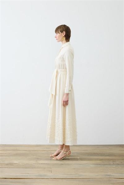 MELISSA BRODERIE DRESS ECRU