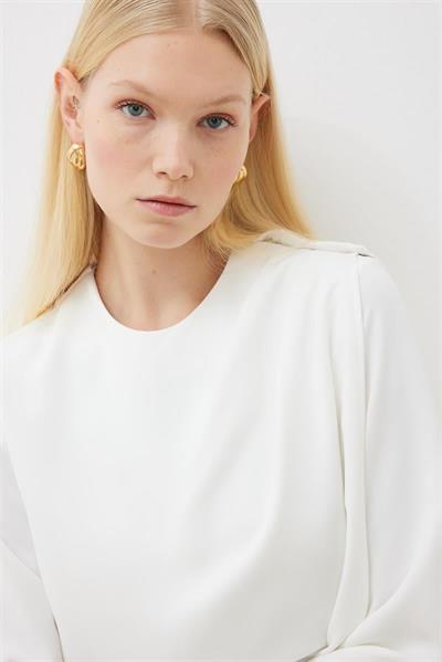 MIA FRONT AND BACK CLOSED JUMPSUIT ECRU