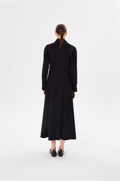 MODAL JERSEY CROPPED JACKET BLACK