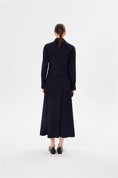 MODAL JERSEY CROPPED JACKET NAVY BLUE