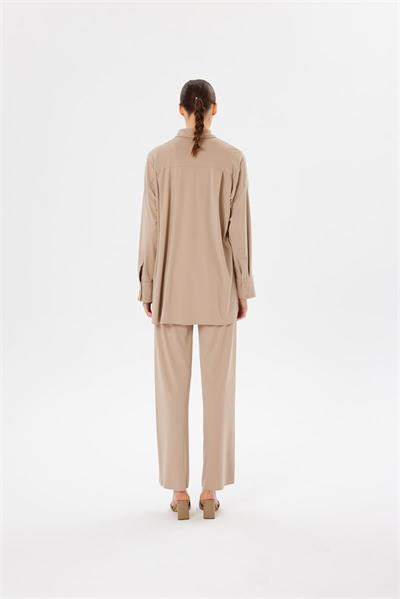 MODAL JERSEY SHIRT PANTS SET MINK