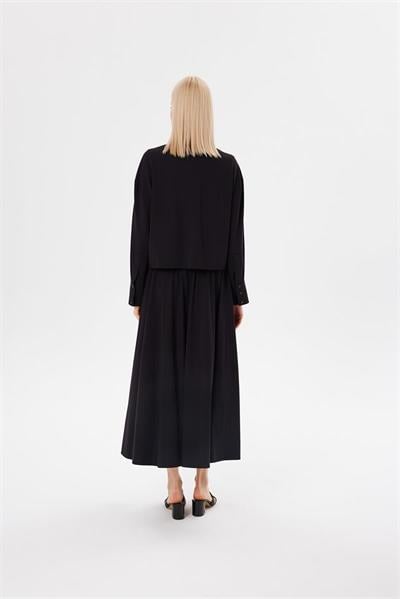 MODAL JERSEY SKIRT SET BLACK