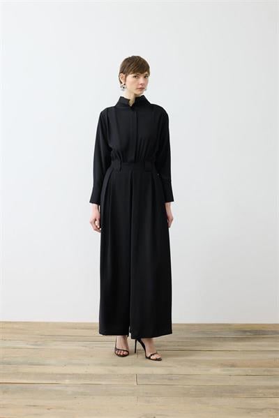 MONICA CREPE JUMPSUIT BLACK