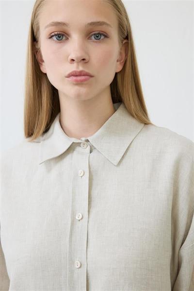 NATURAL 100% LINEN SHIRT NATURAL