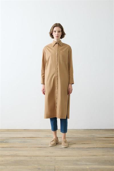 NOVA LONG SHIRT CAMEL