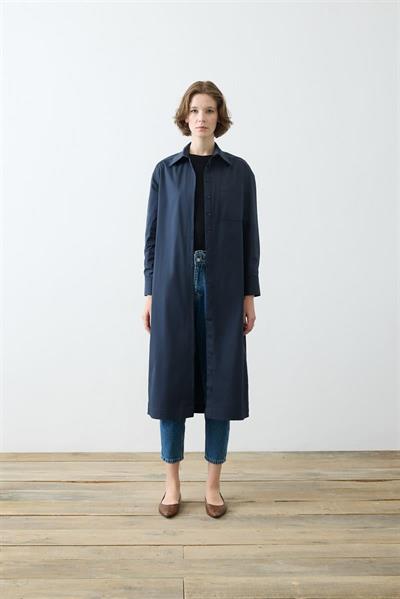 NOVA LONG SHIRT NAVY BLUE