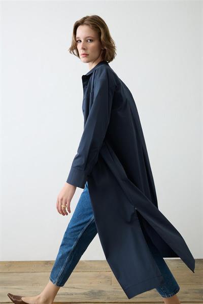 NOVA LONG SHIRT NAVY BLUE