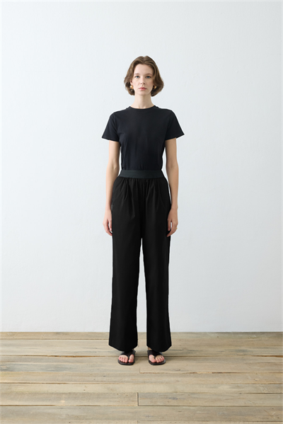 NOVA PAPER TOUCH PANTS BLACK