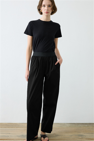 NOVA PAPER TOUCH PANTS BLACK
