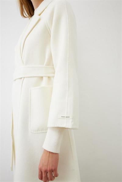 PREMIUM SELECTION WOOL CASHMERE OVERSIZE COAT ECRU