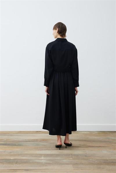 RINA CREPE CROPPED SPORTS JACKET BLACK