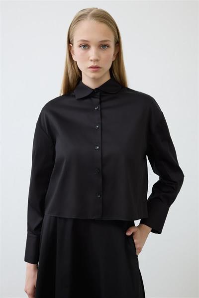 ROYAL COTTON SPORTS STITCH SKIRT SET BLACK