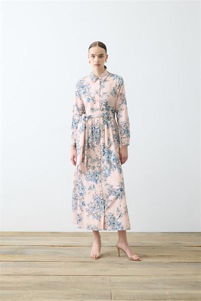 ROZA VOILE SHIRT DRESS POWDER PINK