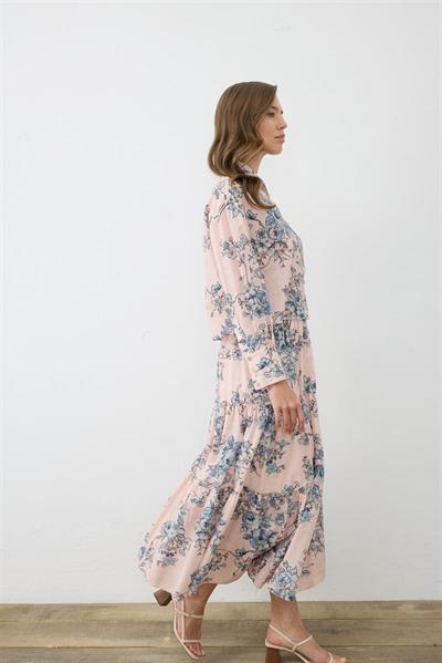 ROZA VOILE SKIRT SET POWDER PINK