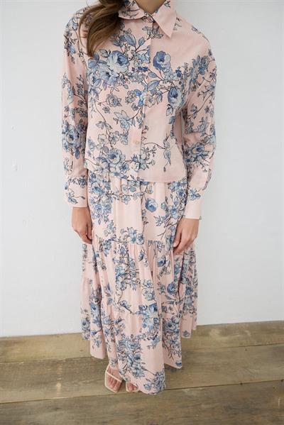 ROZA VOILE SKIRT SET POWDER PINK