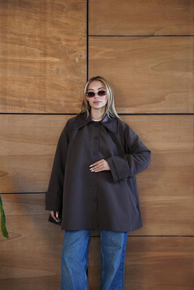 Arya Trench - Kahverengi