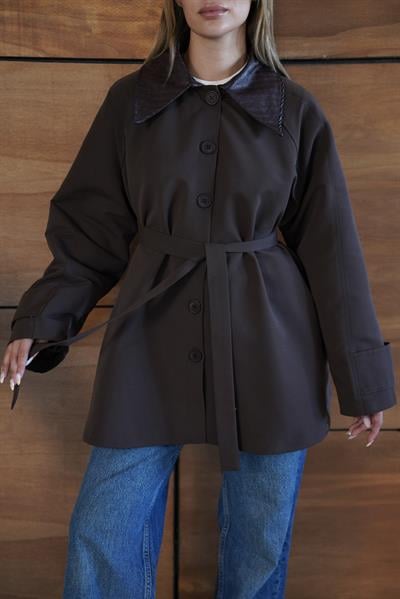 Arya Trench - Kahverengi
