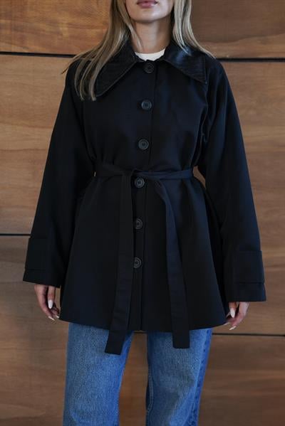 Arya Trench - Siyah
