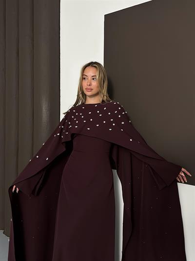 Baler Elbise - Bordo