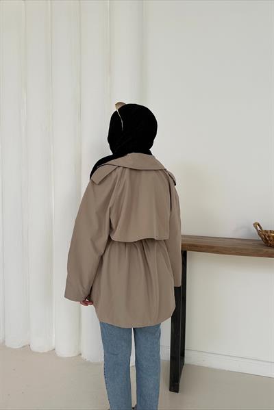 Carmen Trench - Taş Rengi