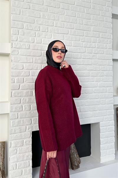 Claire Triko Kazak - Bordo