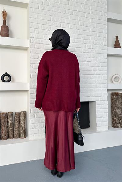 Claire Triko Kazak - Bordo