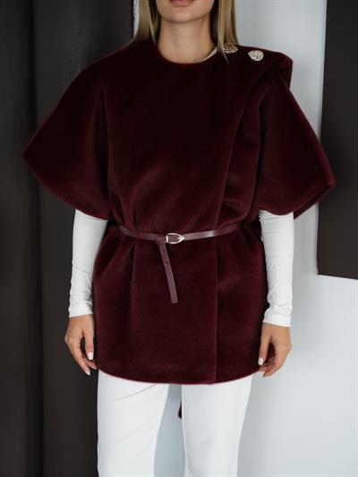 Fionna Yelek - Bordo